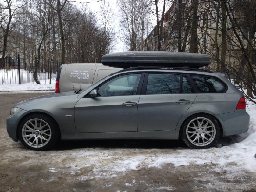 BMW e91 с боксом