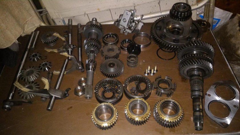 Коробка КПП разбор Приора