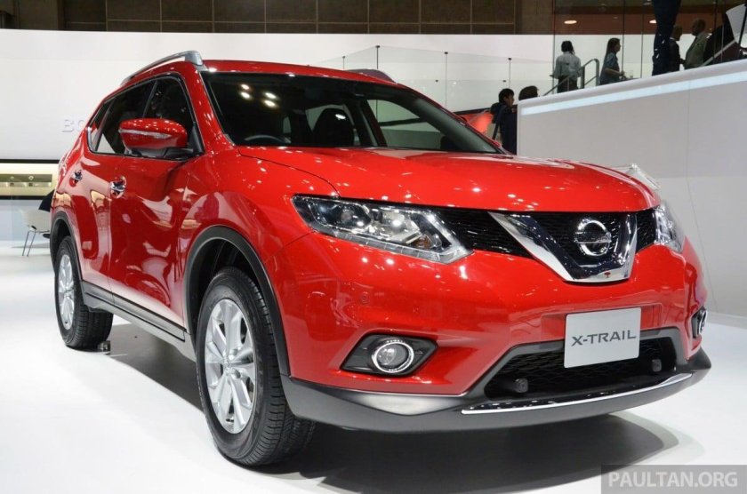 Nissan x Trail 2014 красный