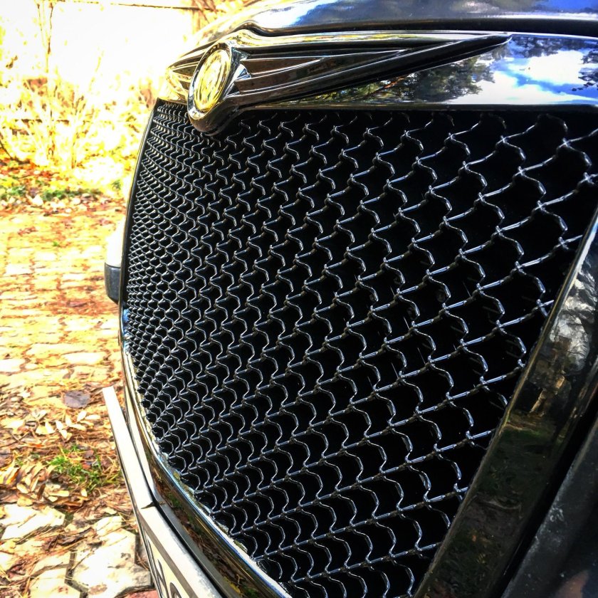 Сетка для радиатора Бентли стайл хром