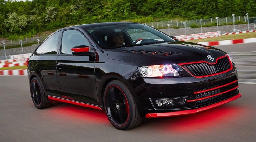 Тюнинговая Шкода Рапид