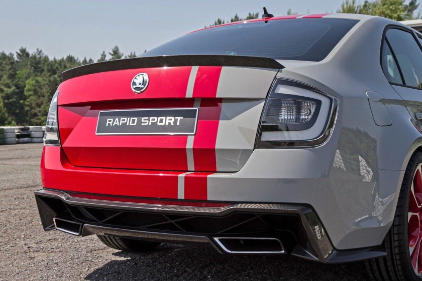 Skoda Rapid обвес