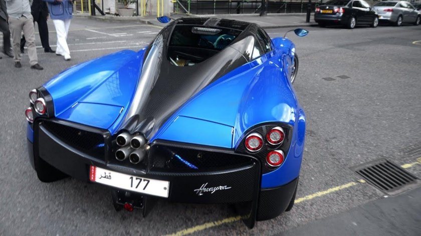 Пагани зонда синяя