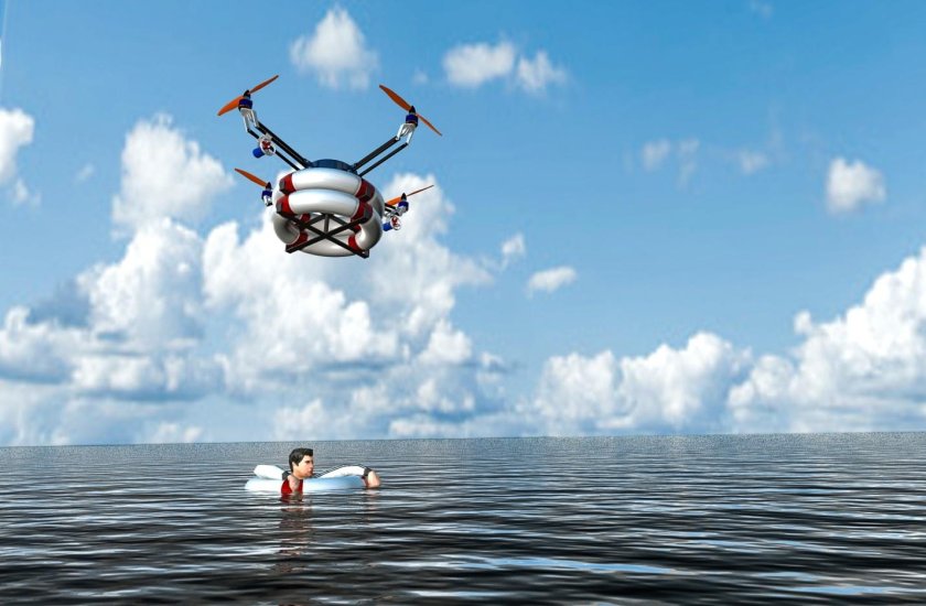 Дрон спасатель