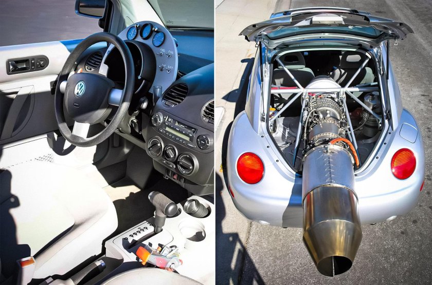 Фольксваген Битл с реактивным двигателем