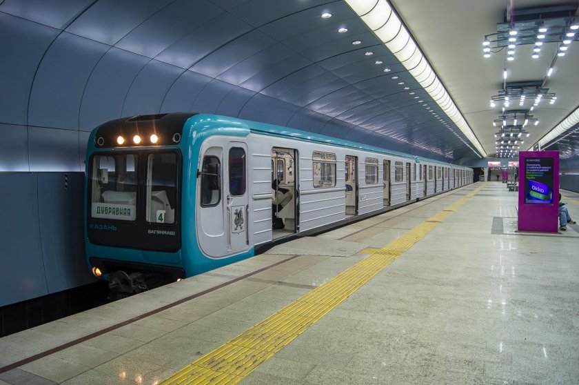 Казань вагон метро