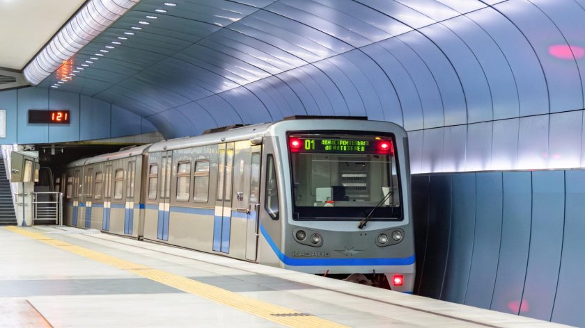 Казань вагон метро