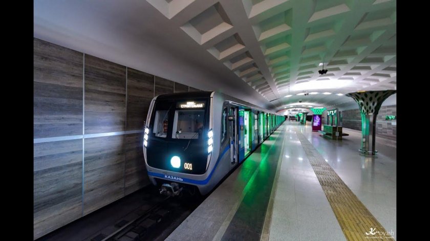 Казанский метрополитен станция Дубравная