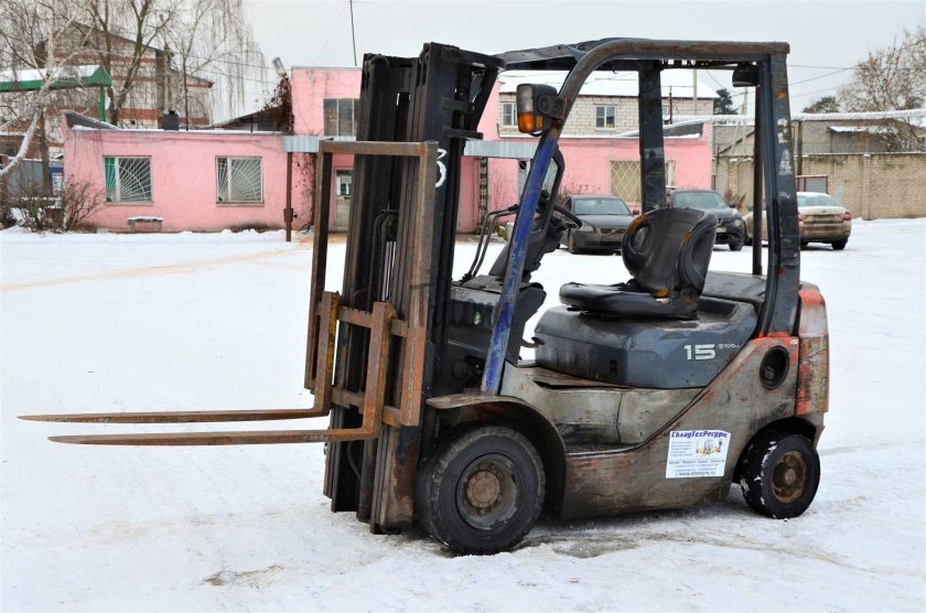 Вилочный погрузчик тойота 25 габариты