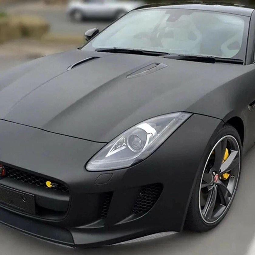 Ягуар ф тайп черный матовый