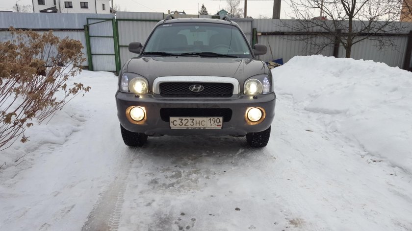 Противотуманные фары Санта Фе Классик