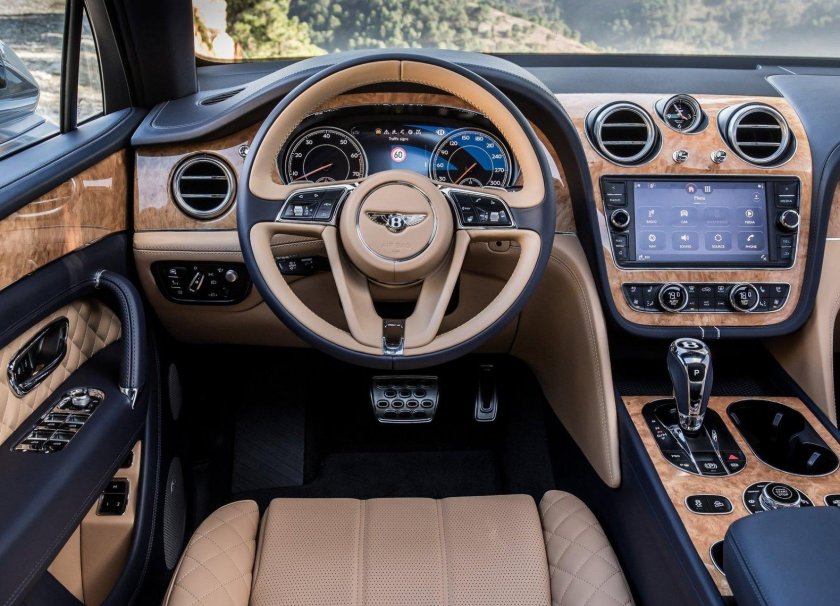 Bentley bentayga салон