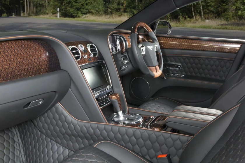 Бентли Континенталь Флаинг Спур салон