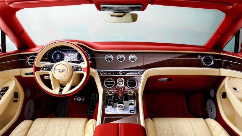 Бентли Континенталь gt 2021 салон