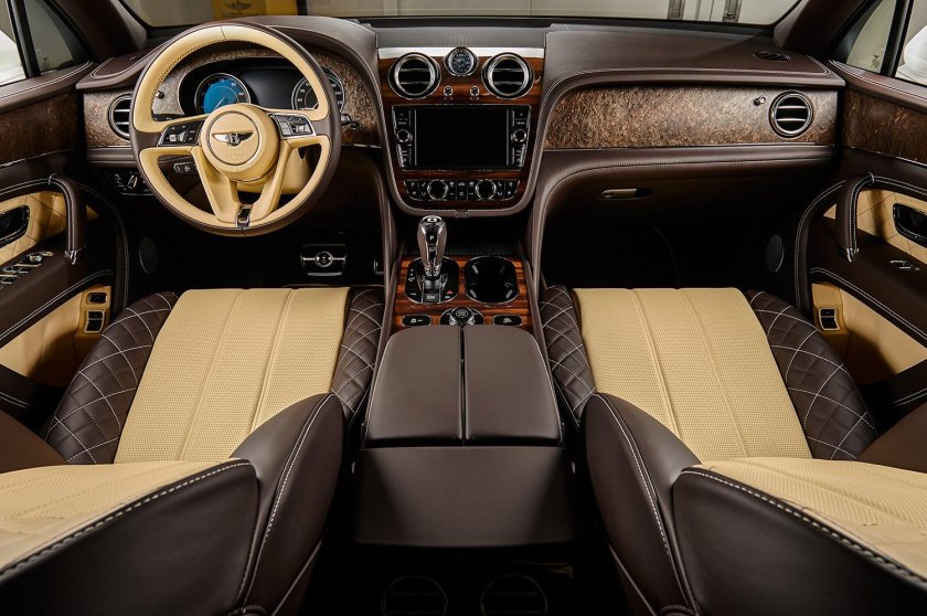 Бентли Бентайга интерьер