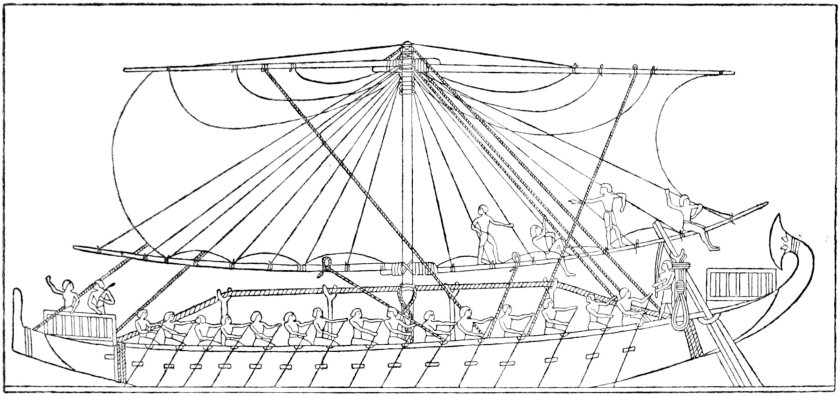 Корабль египтян Хатшепсут