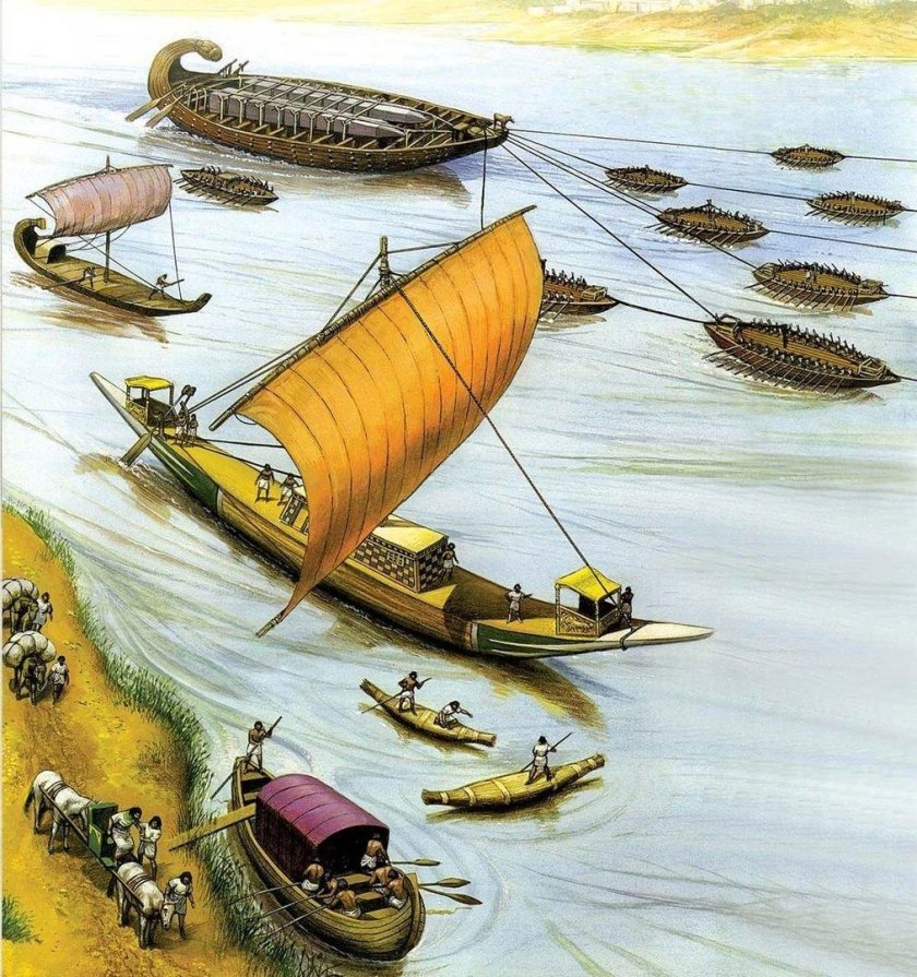 Египетские папирусные корабли