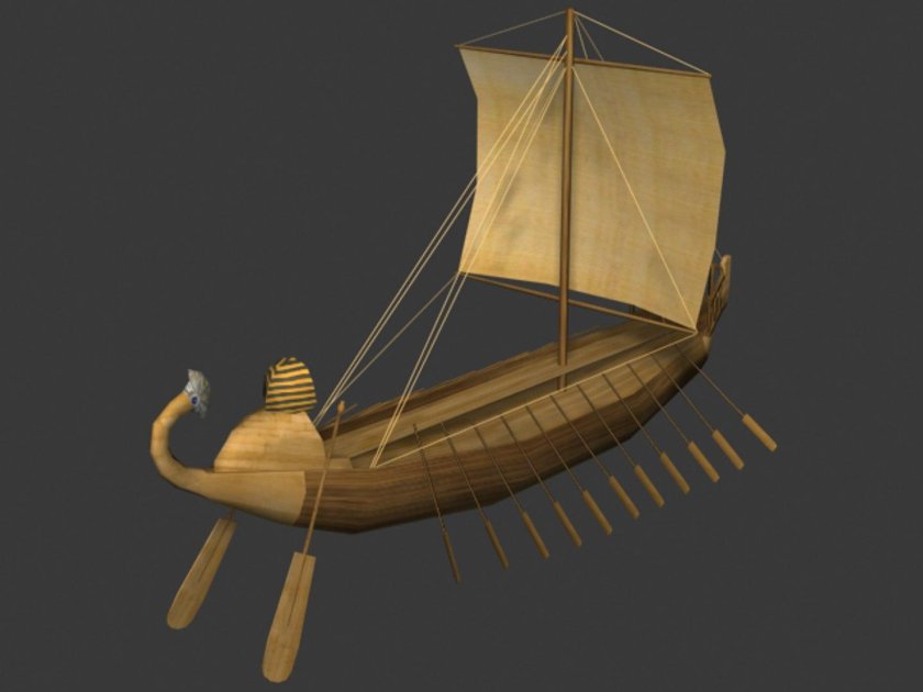 Египетская Папирусная лодка