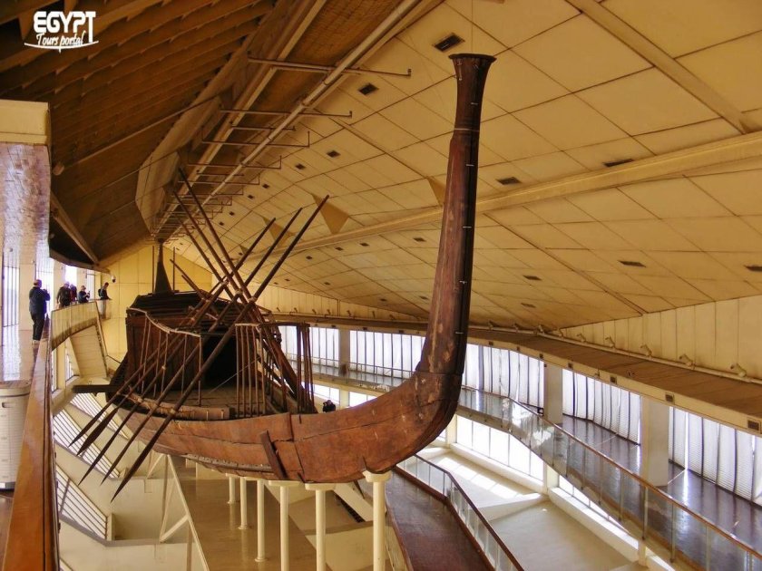 Пирамида Хеопса Солнечная Ладья