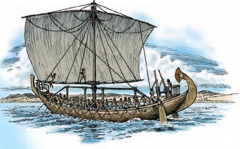 Папирусные корабли древнего Египта