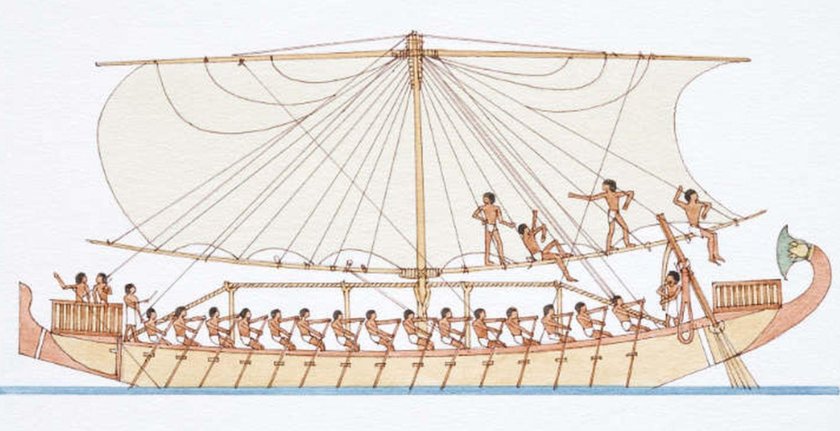 Папирусные корабли древнего Египта