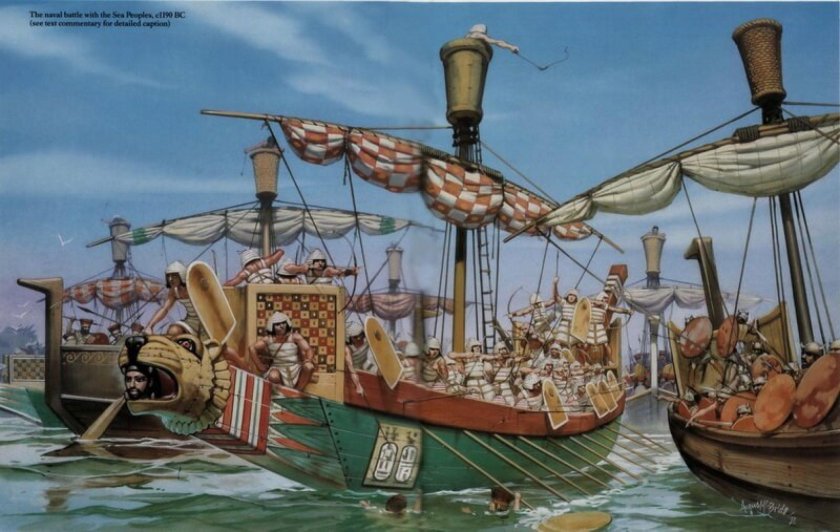 Морское пиратство древняя Финикия