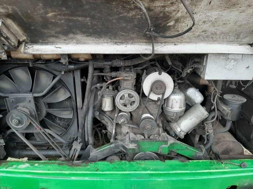 Замена двигателя Дон 1200 на МАЗ 236