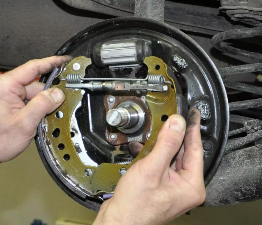 Задние колодки Лада Веста барабанные