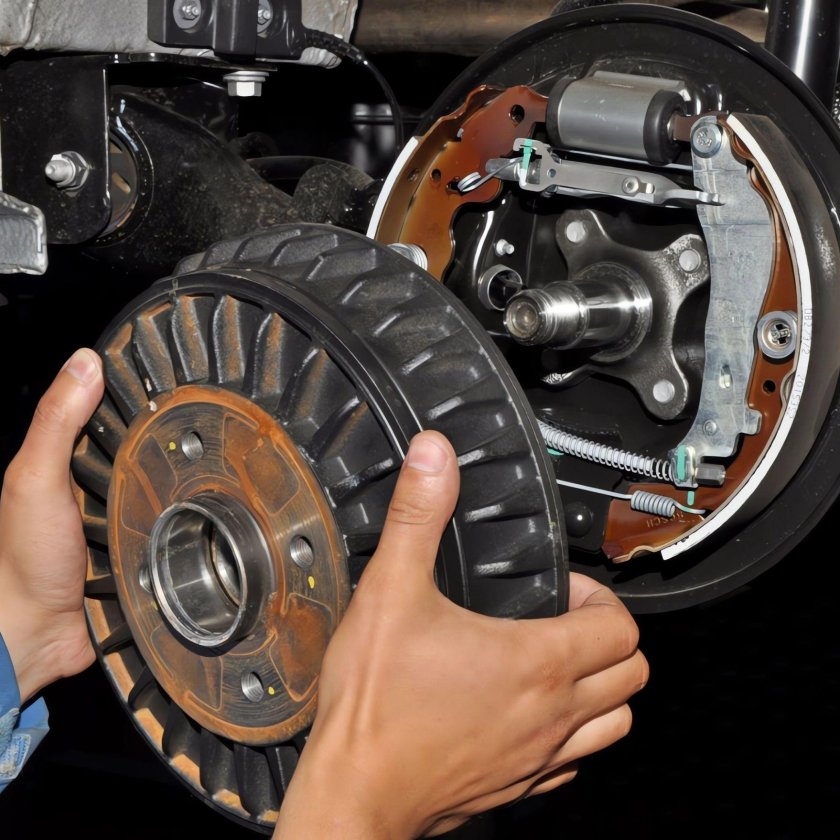 Задние тормоза Лада Ларгус барабанные