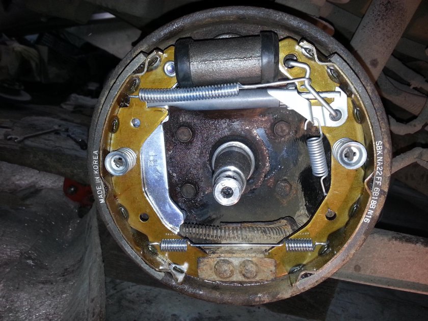 Daewoo Matiz тормоза задние