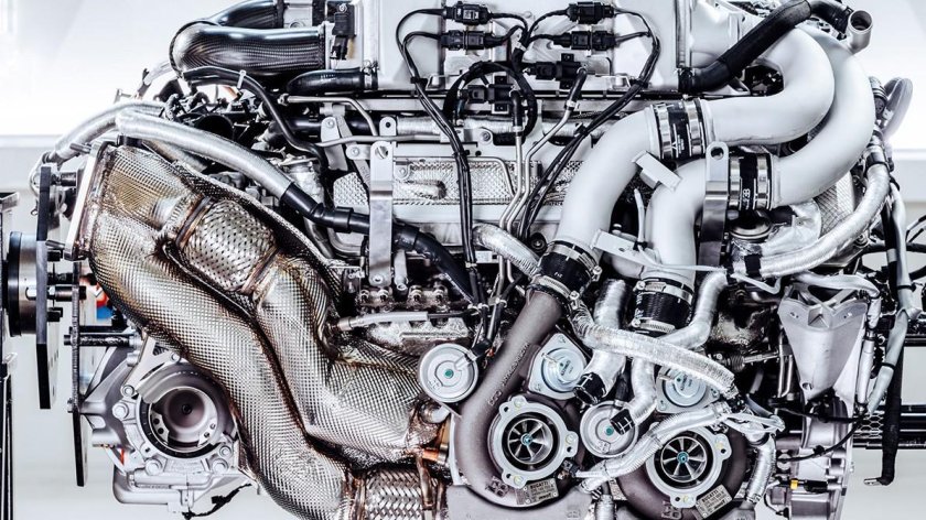 Двигатель бугатти chiron