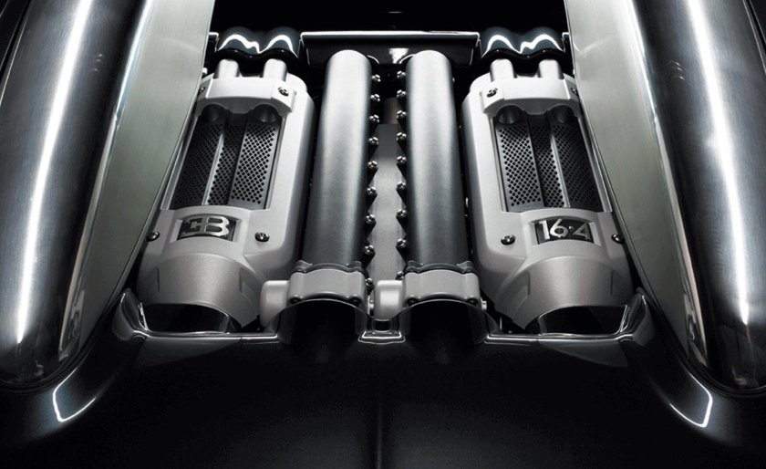 Мотор Бугатти Вейрон w16