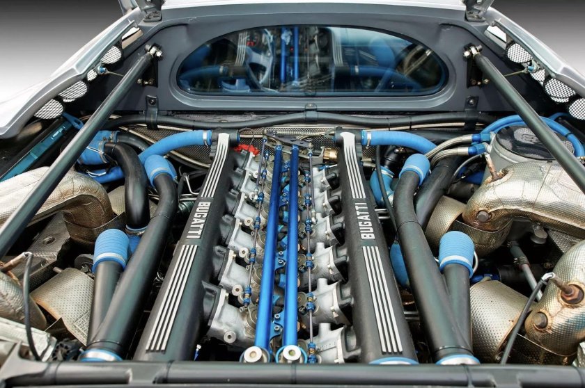 Bugatti eb110 двигатель