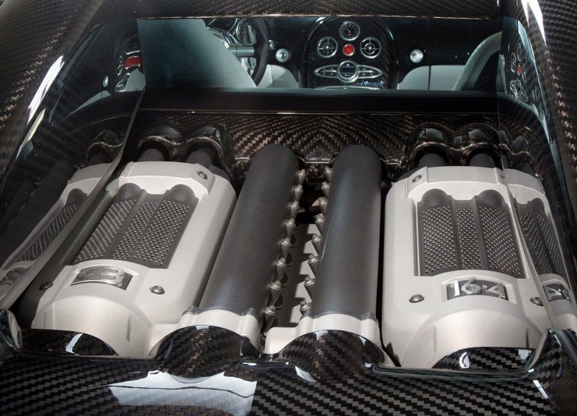 Мотор Бугатти Вейрон w16