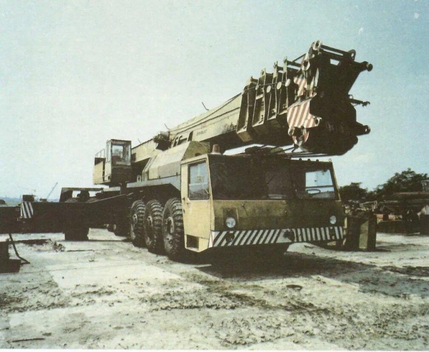 Кран к-104 ЯАЗ-210