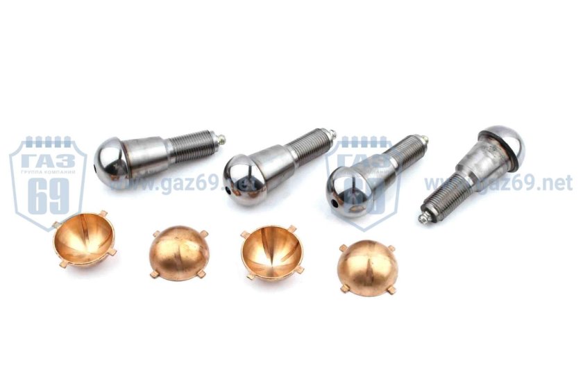 Шкворень УАЗ Патриот/Хантер (бронз.вкладыш, ключ,гайка)
