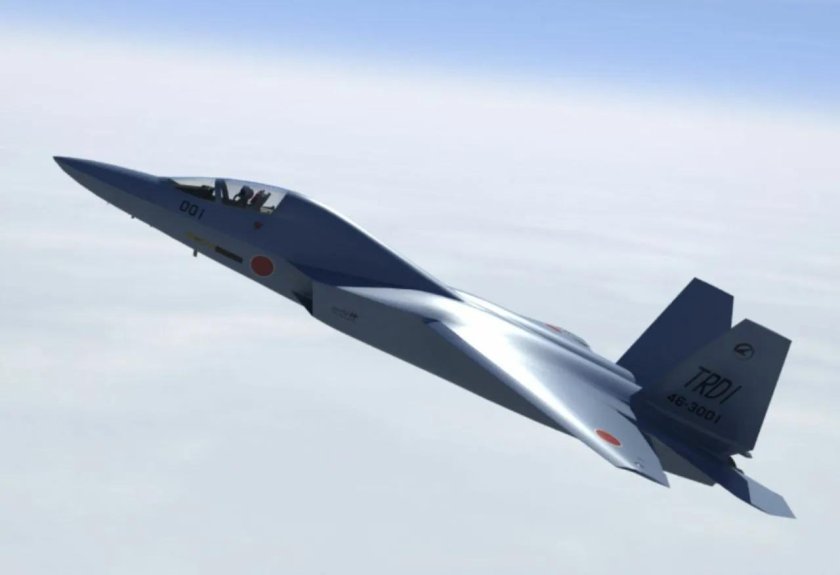 Mitsubishi f-3 японский истребитель