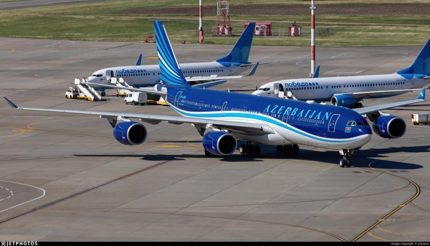 Boeing 767-300 азербайджанские авиалинии