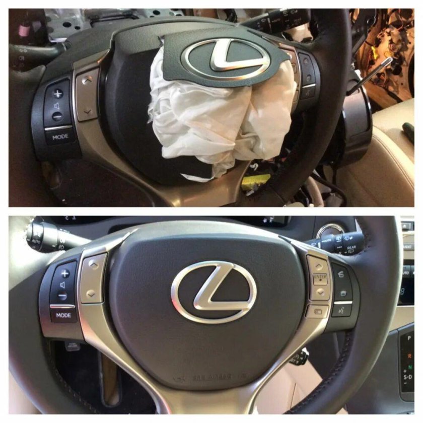 SRS airbag на руле