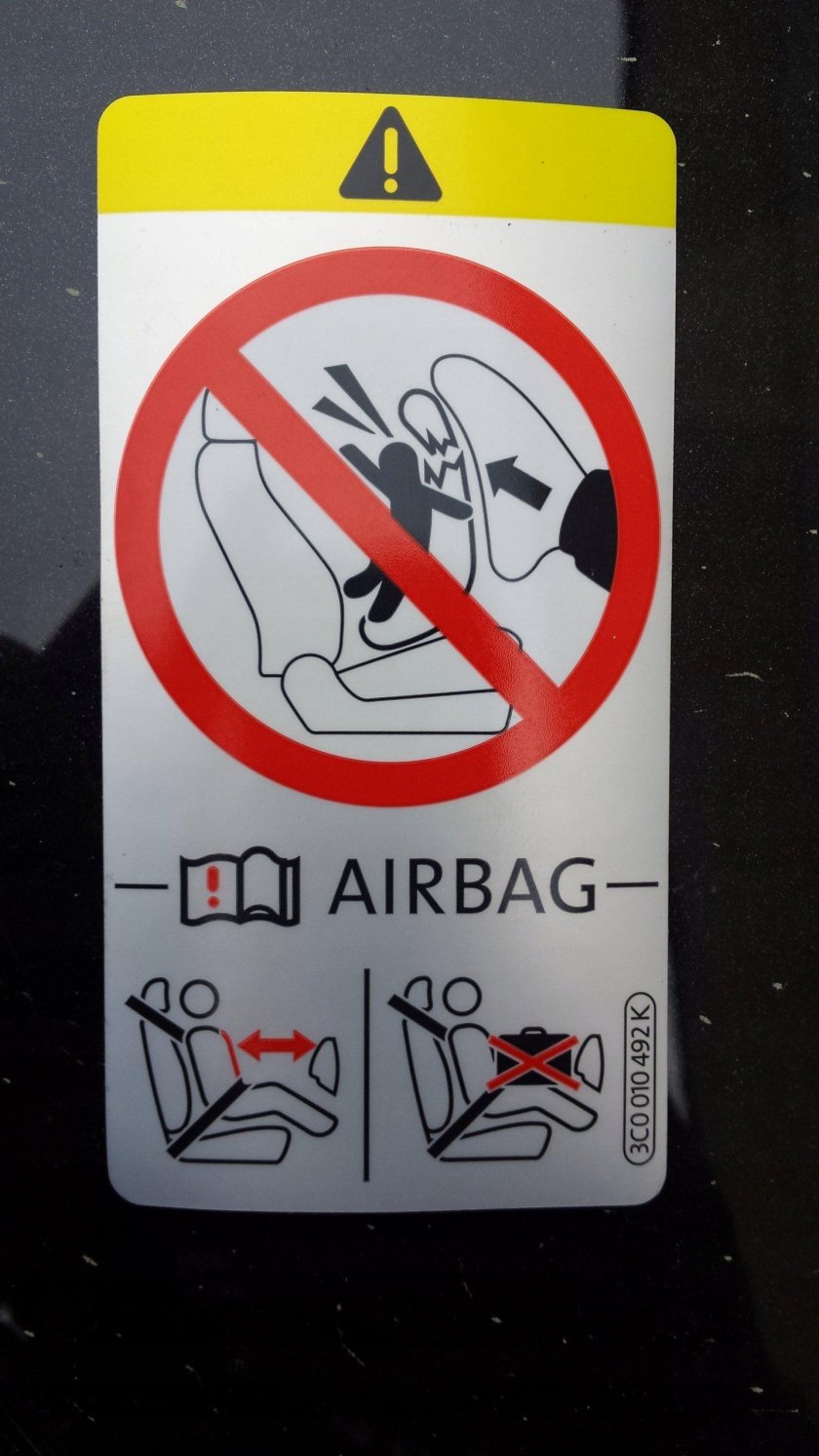 Наклейка airbag