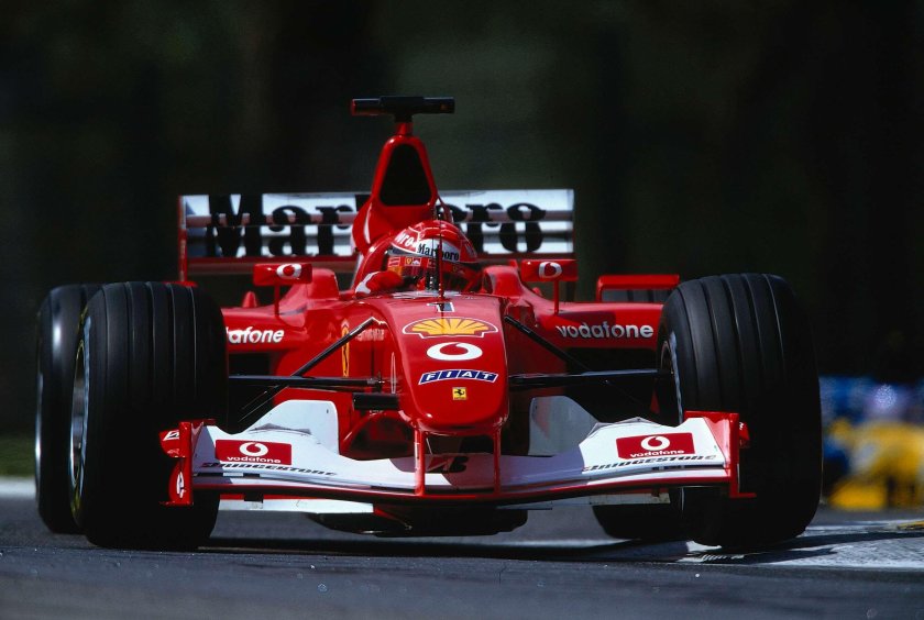 Ferrari f2002 михаэль шумахер 2002