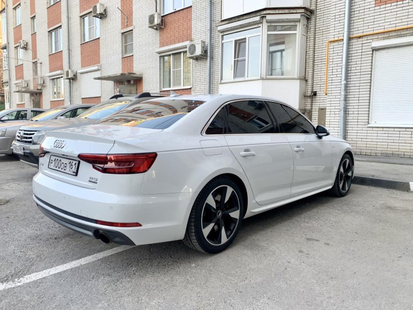 Audi a4 b9 занижение