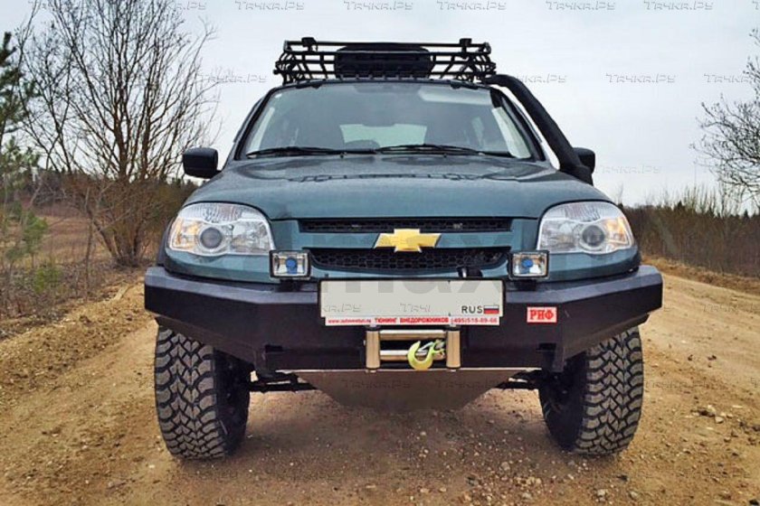 Бампер риф на ниву Шевроле
