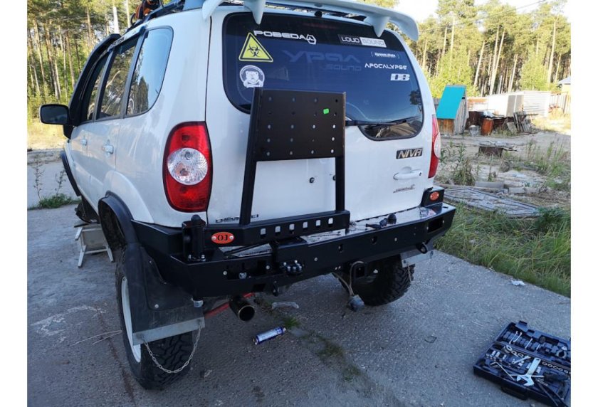 Бампер OJ на ниву Шевроле