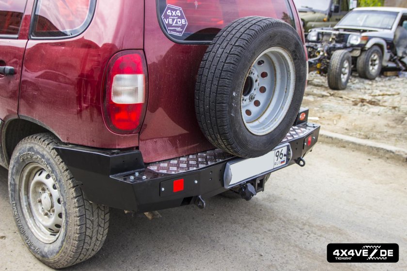 Силовой бампер на ниву Шевроле