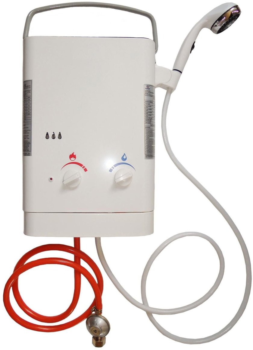 Переносной газовый нагреватель воды