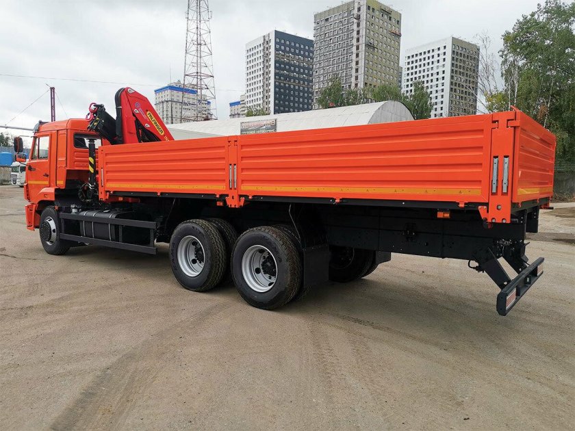 Ломовоз КАМАЗ 65115 С КМУ Майман 110