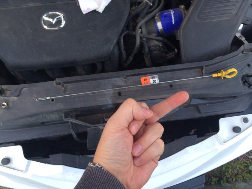 Масляный щуп Мазда 6