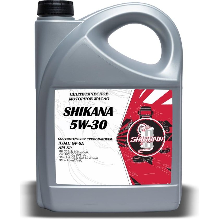 Синтетическое масло Shikana se SAE 5w40 API SN/CF 5л