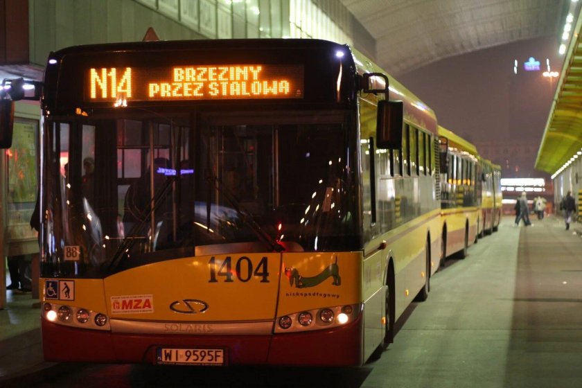 Общественный транспорт варшава